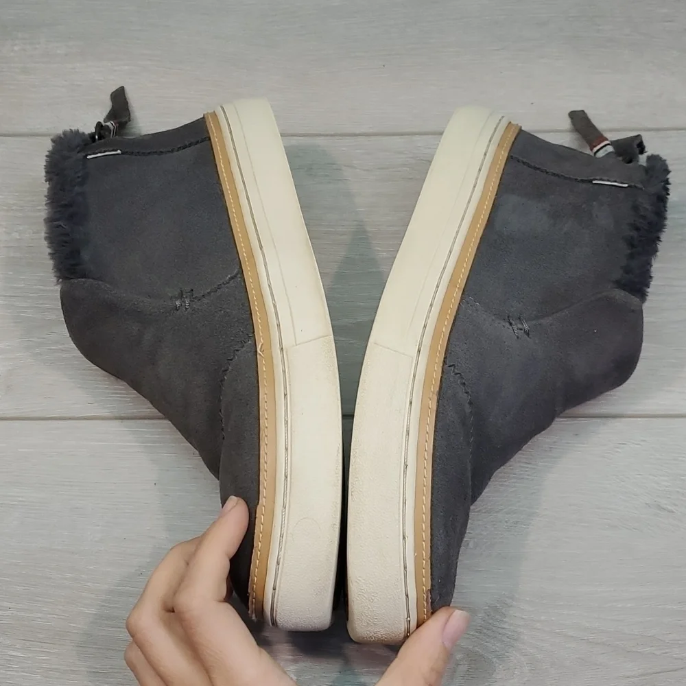 Toms Women Paxton Suede Comfort Ankle Booties shoes sz 8.5